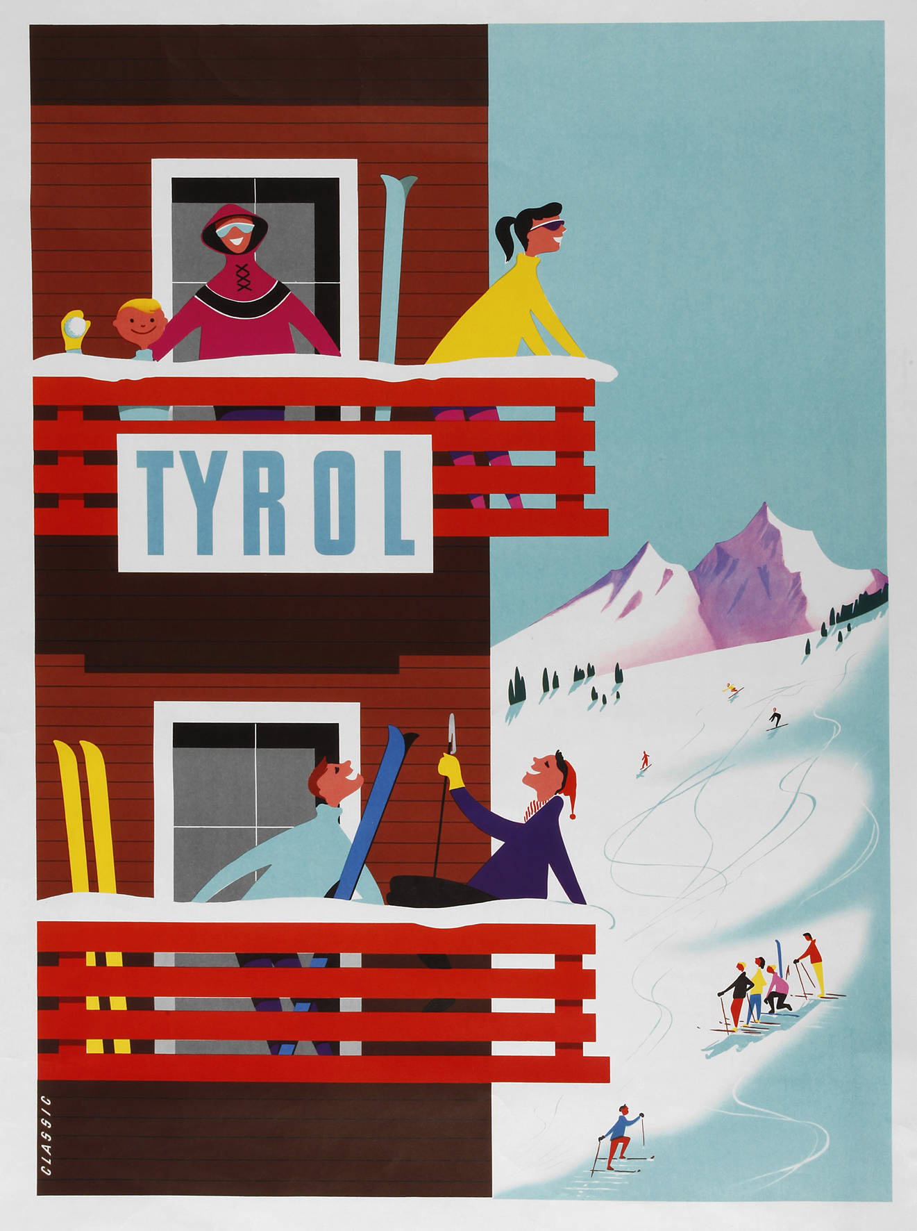 Werbeplakat Tirol