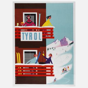 Werbeplakat Tirol