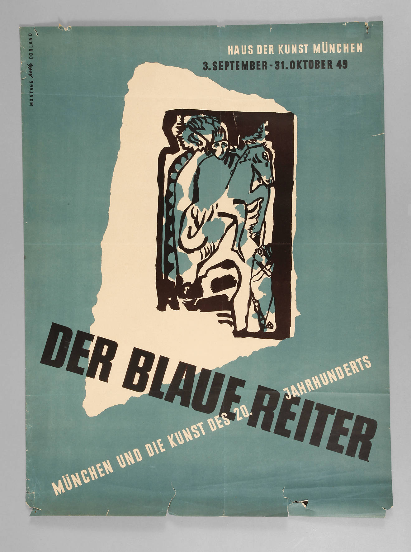 Ausstellungsplakat Blauer Reiter