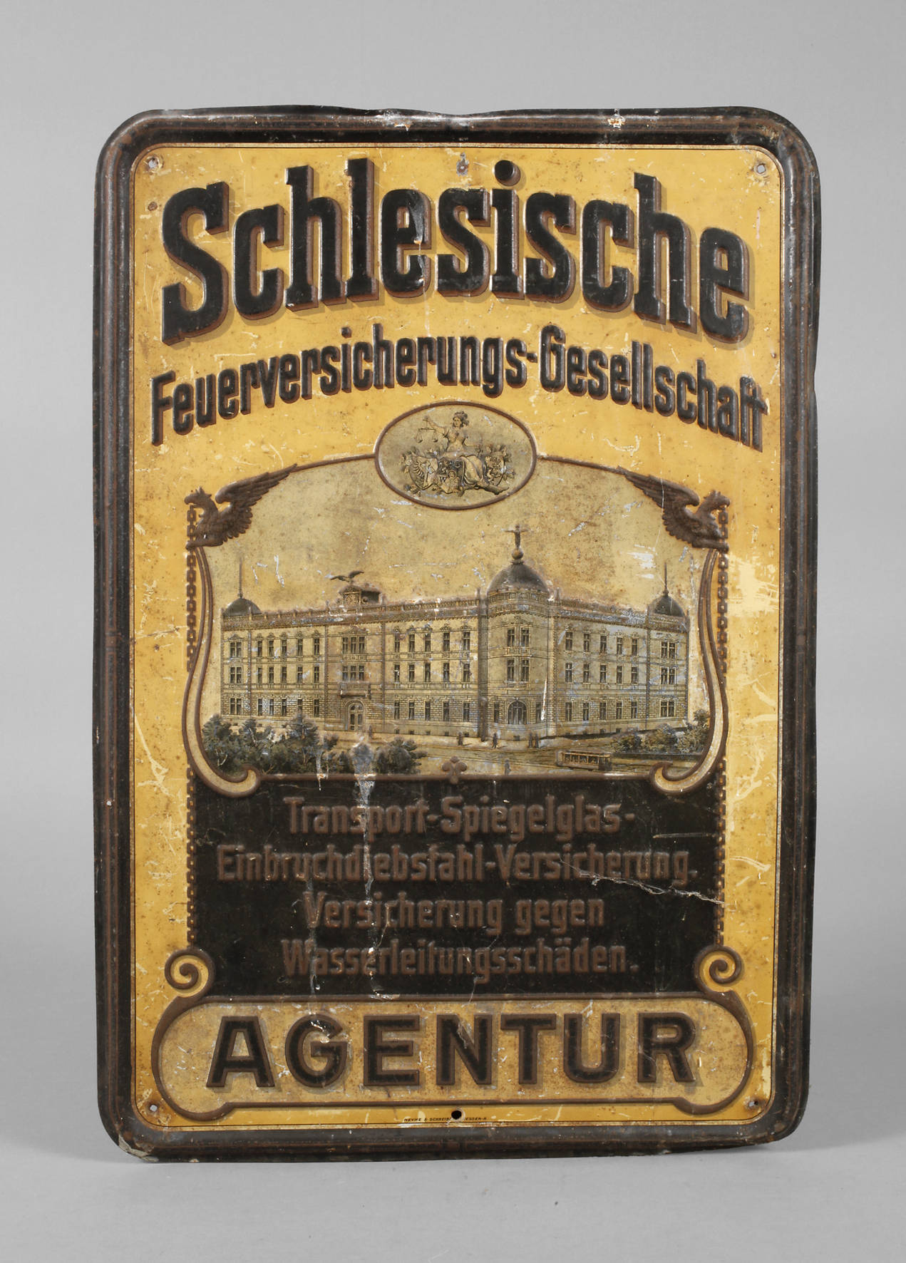 Werbeschild Versicherung