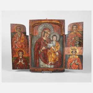 Marienikone Gottesmutter von Smolensk