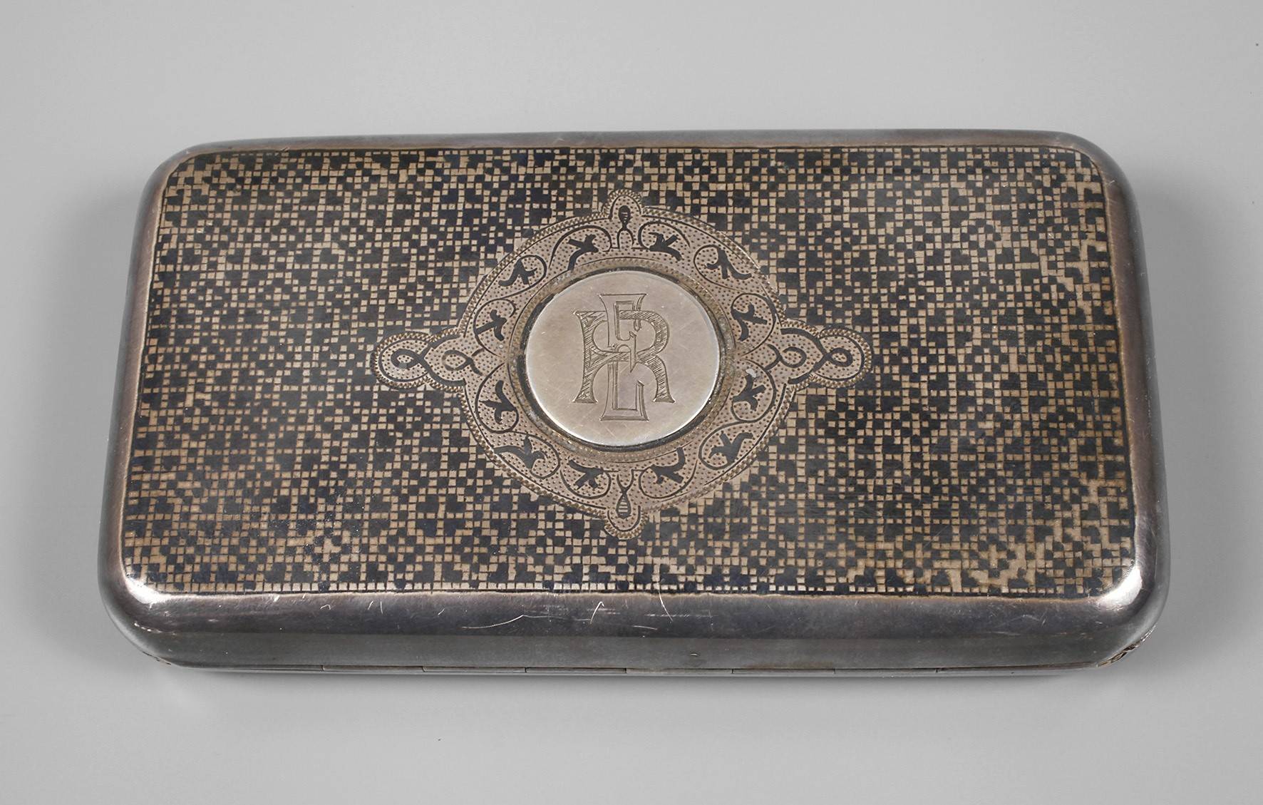 Silber Zigarettenetui Russland