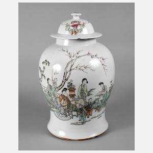 Deckelvase China