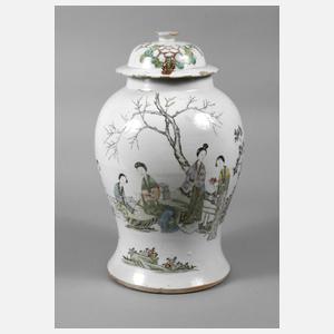 Deckelvase China