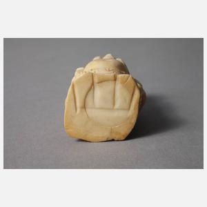 Beinschnitzerei Hotei