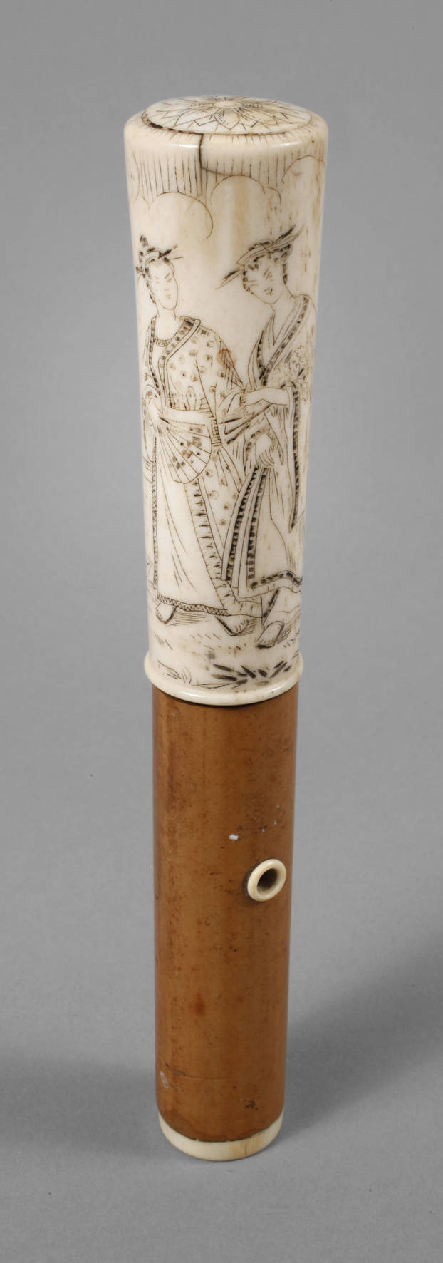 Stockgriff Elfenbein