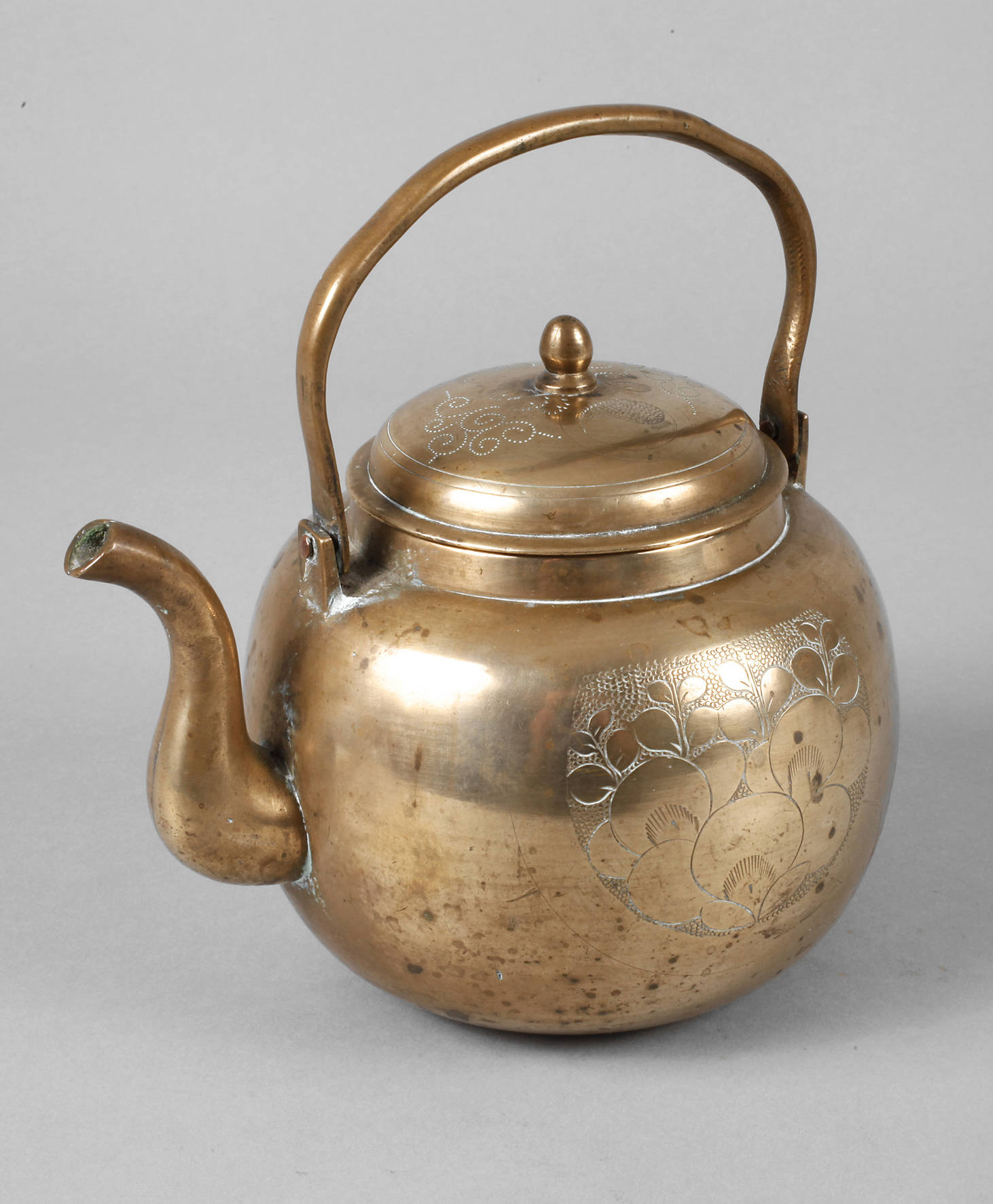 Teekanne Messing