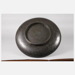 Paar große Zierteller