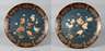 Paar große Zierteller
