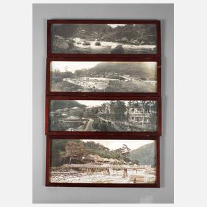 Vier Panoramafotos Hakone/Japan