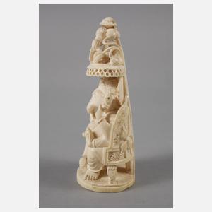 Elfenbeinschnitzerei Ganesha