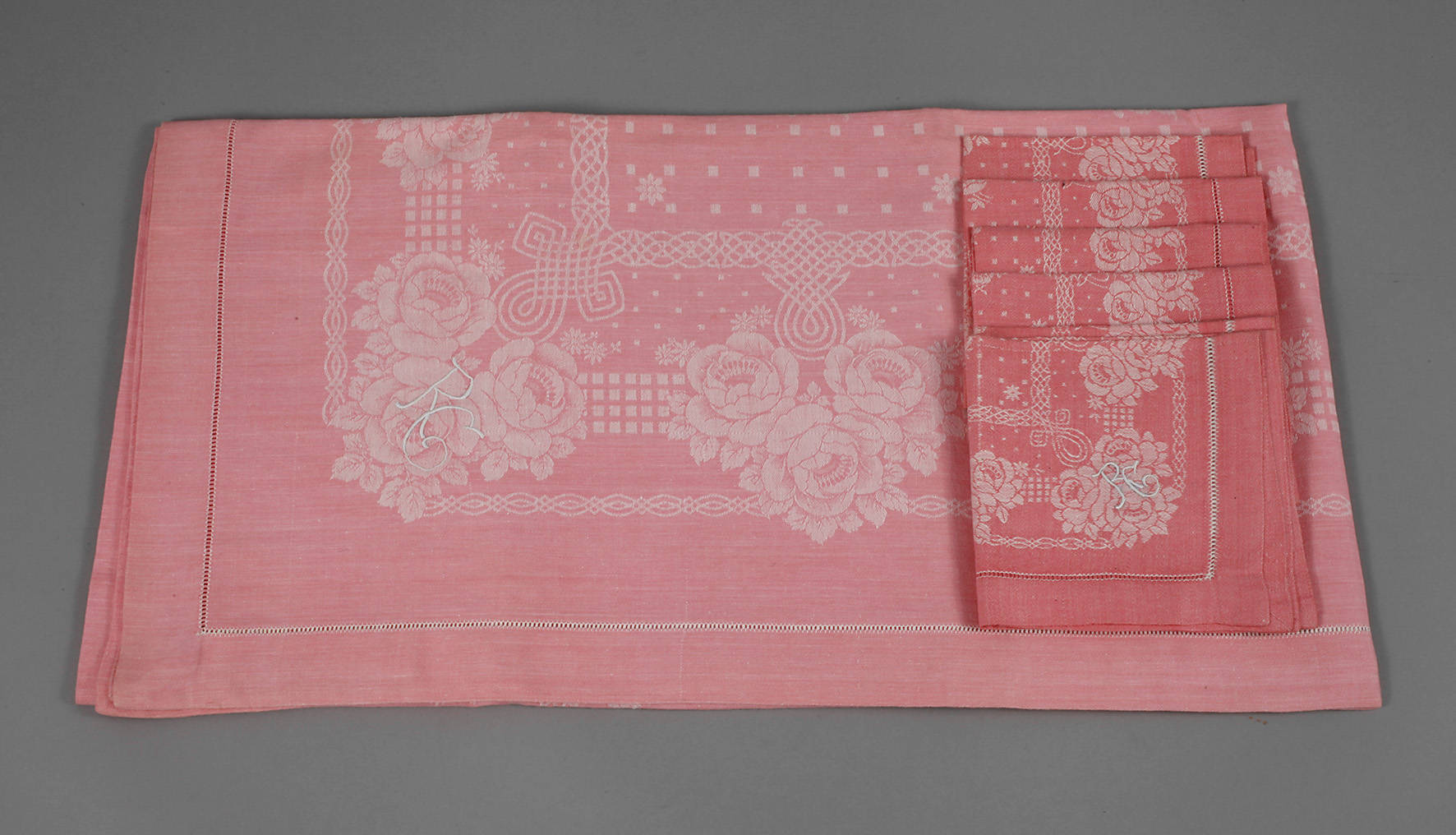 Tischgarnitur Rosendekor