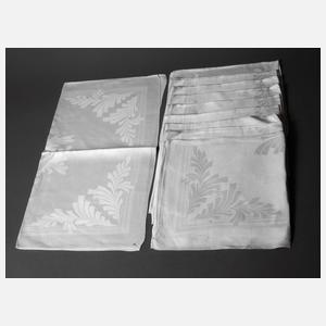 Zehn Servietten Jugendstil