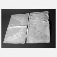 Zehn Servietten Jugendstil111