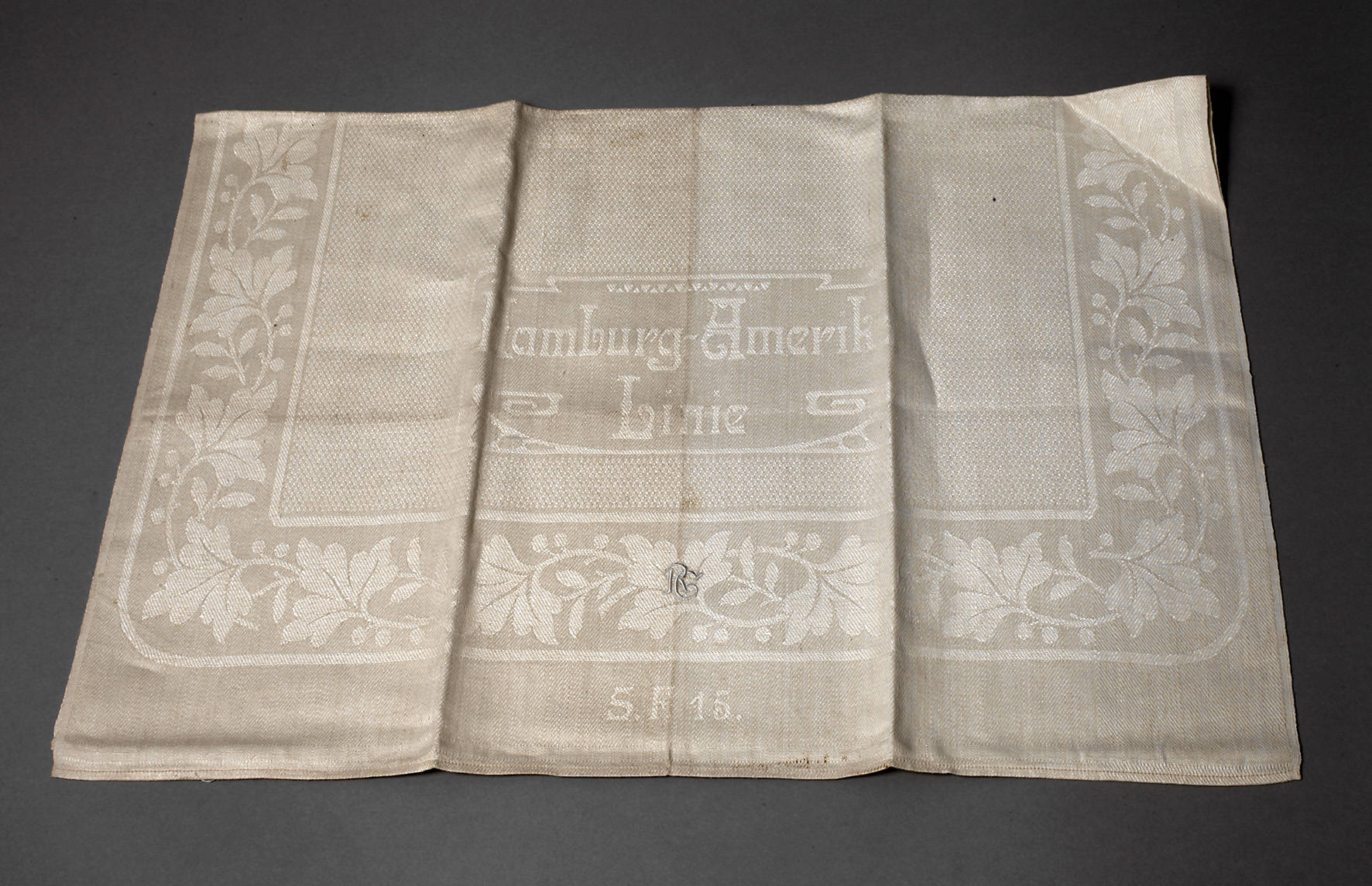 Handtuch ”Hamburg-Amerika-Linie”