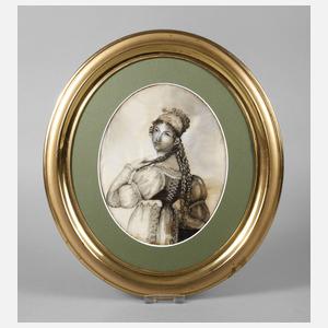 Seidenstickerei Biedermeier