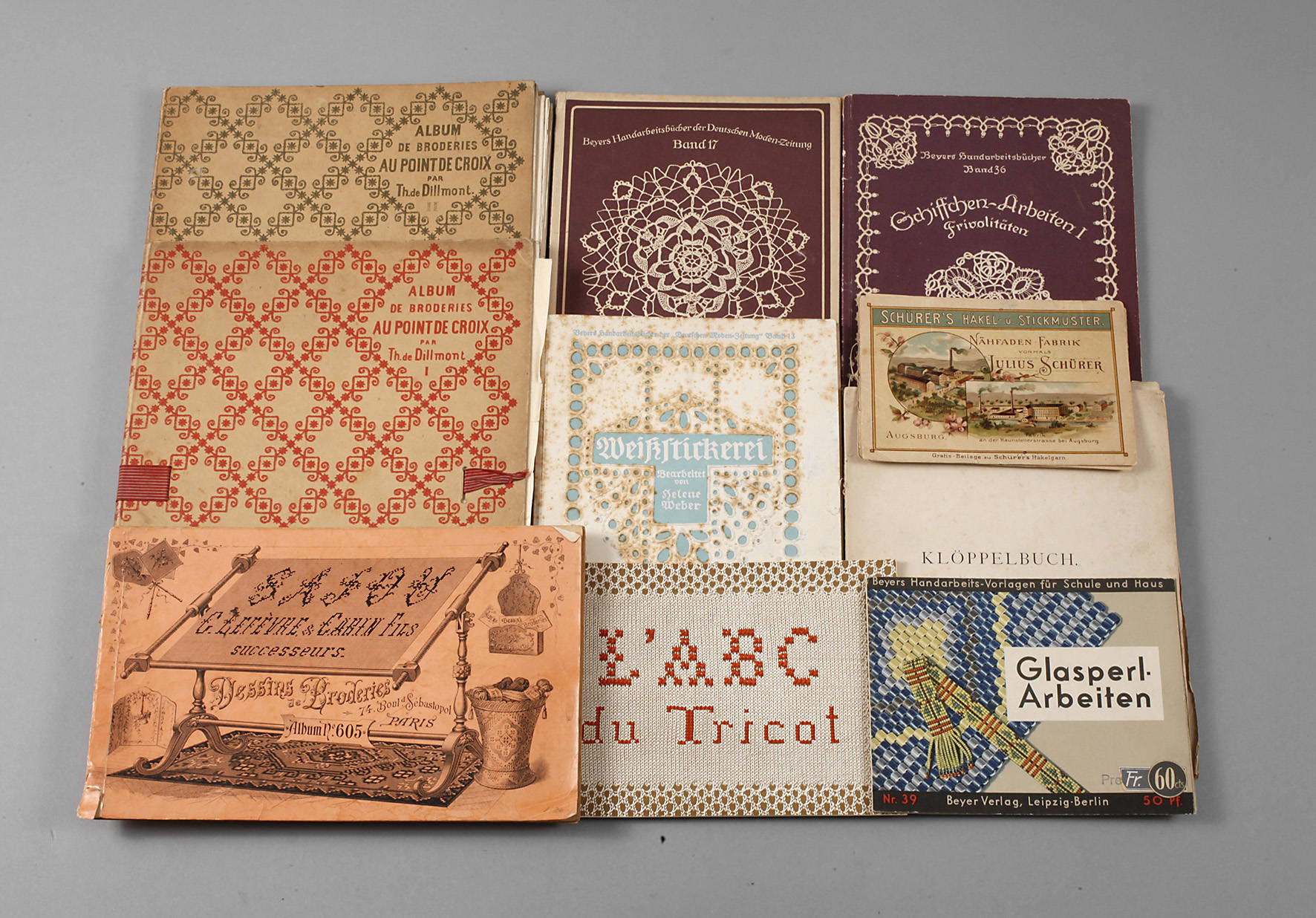 Konvolut Fachbücher Handarbeit