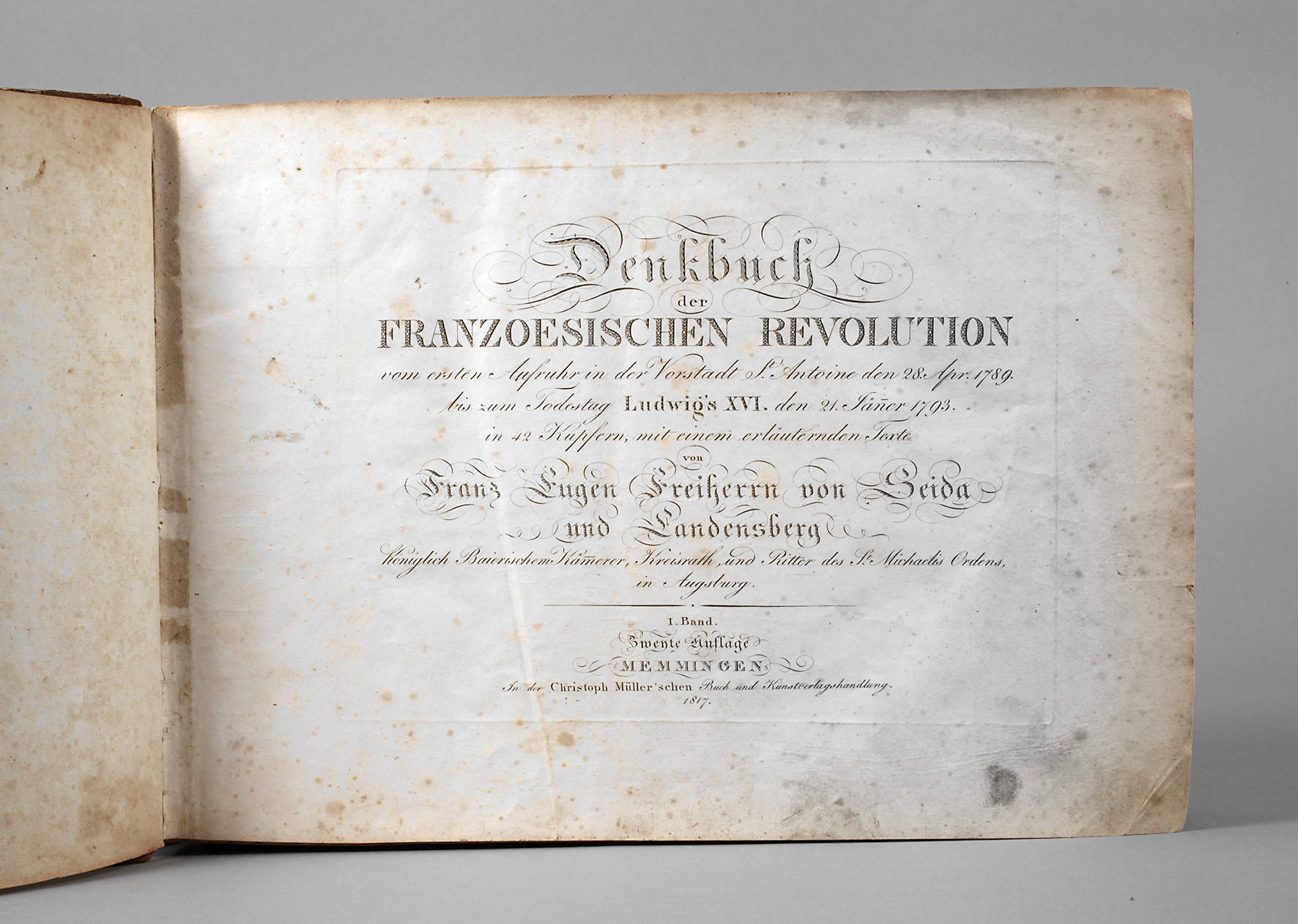 Ansichtenwerk Geschichte Frankreichs 1817