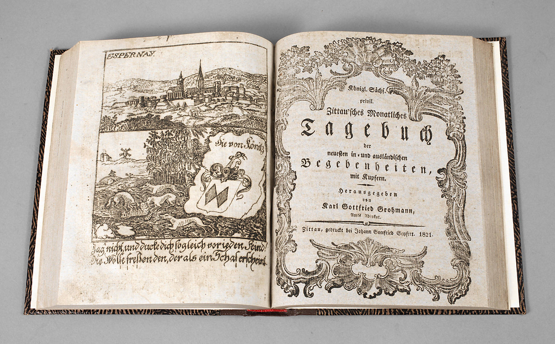 Eckhardtisches Tagebuch 1820 und 1821