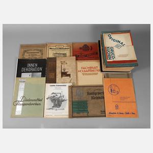 Großes Konvolut Fachliteratur Möbelindustrie