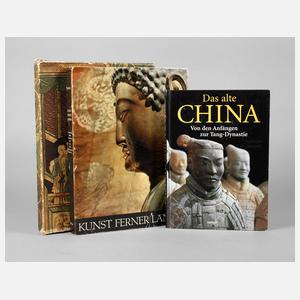 Zwei Bildbände asiatische Kunst