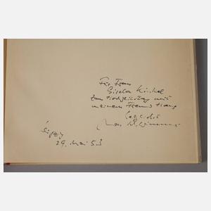 Zwei illustrierte Bände Max Schwimmer mit Signum