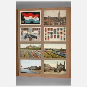 Postkartenalbum Europa/Südamerika