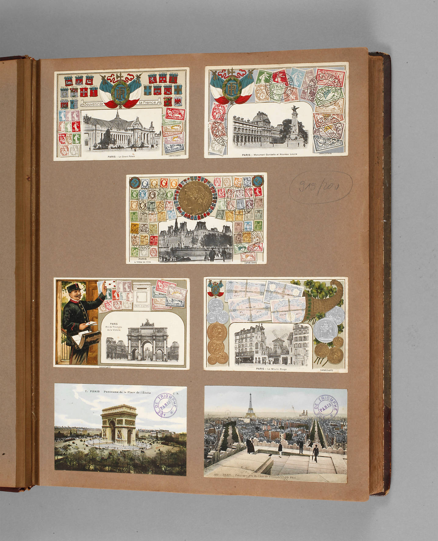 Postkartenalbum Europa/Südamerika