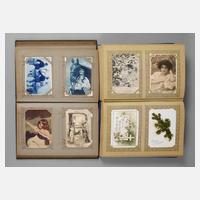 Zwei Postkartenalben Motive/Kitsch111