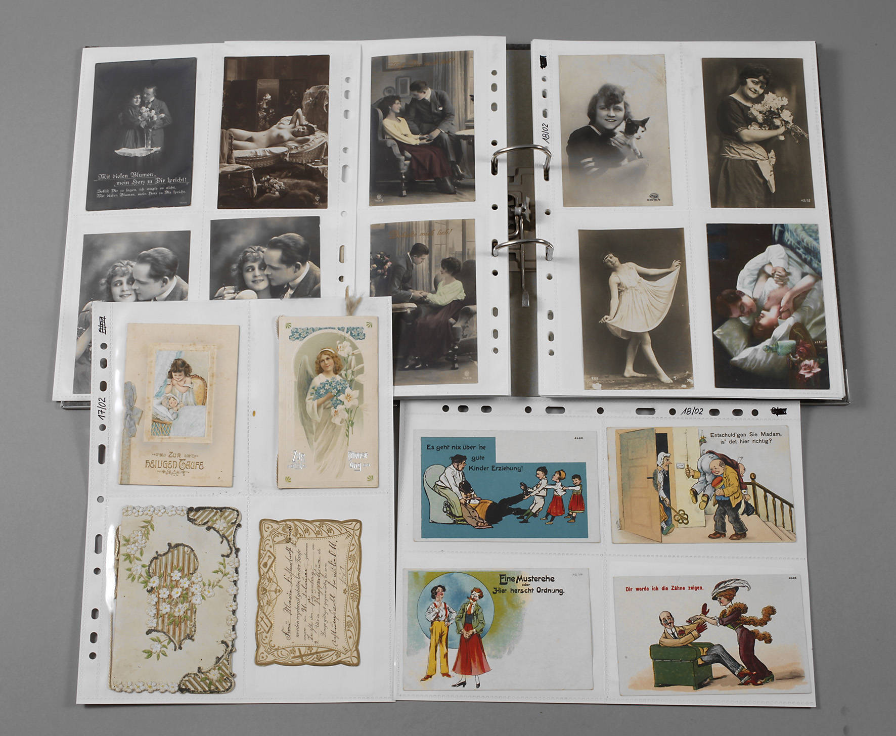 Sammlung Postkarten Motive/Kitsch