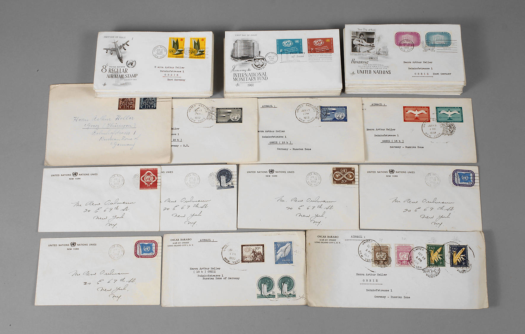 Ersttagsbriefe Vereinte Nationen