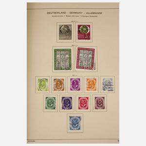 Briefmarkenalbum Bund und Berlin