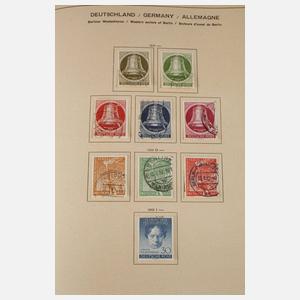 Briefmarkenalbum Bund und Berlin