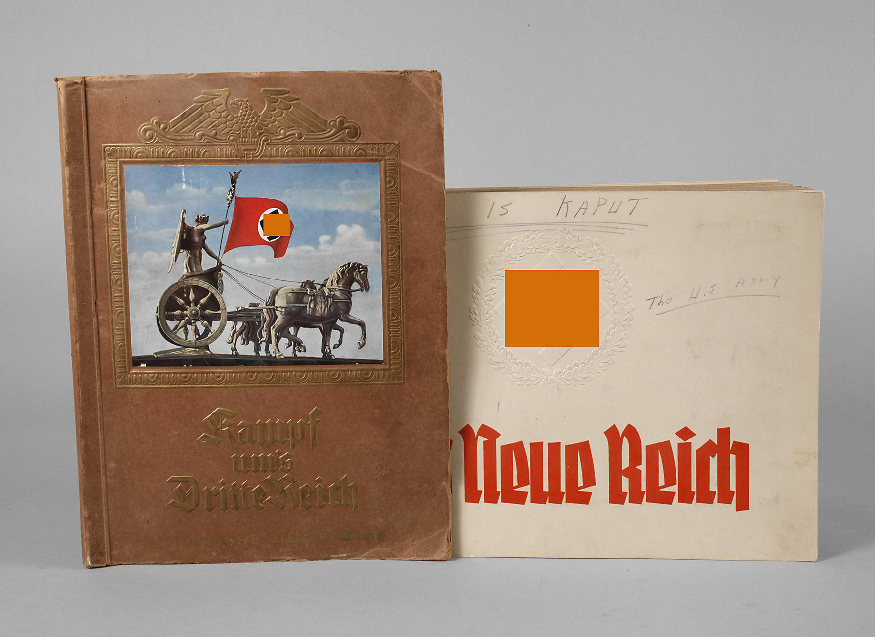 Zwei Zigarettenbilderalben 3. Reich