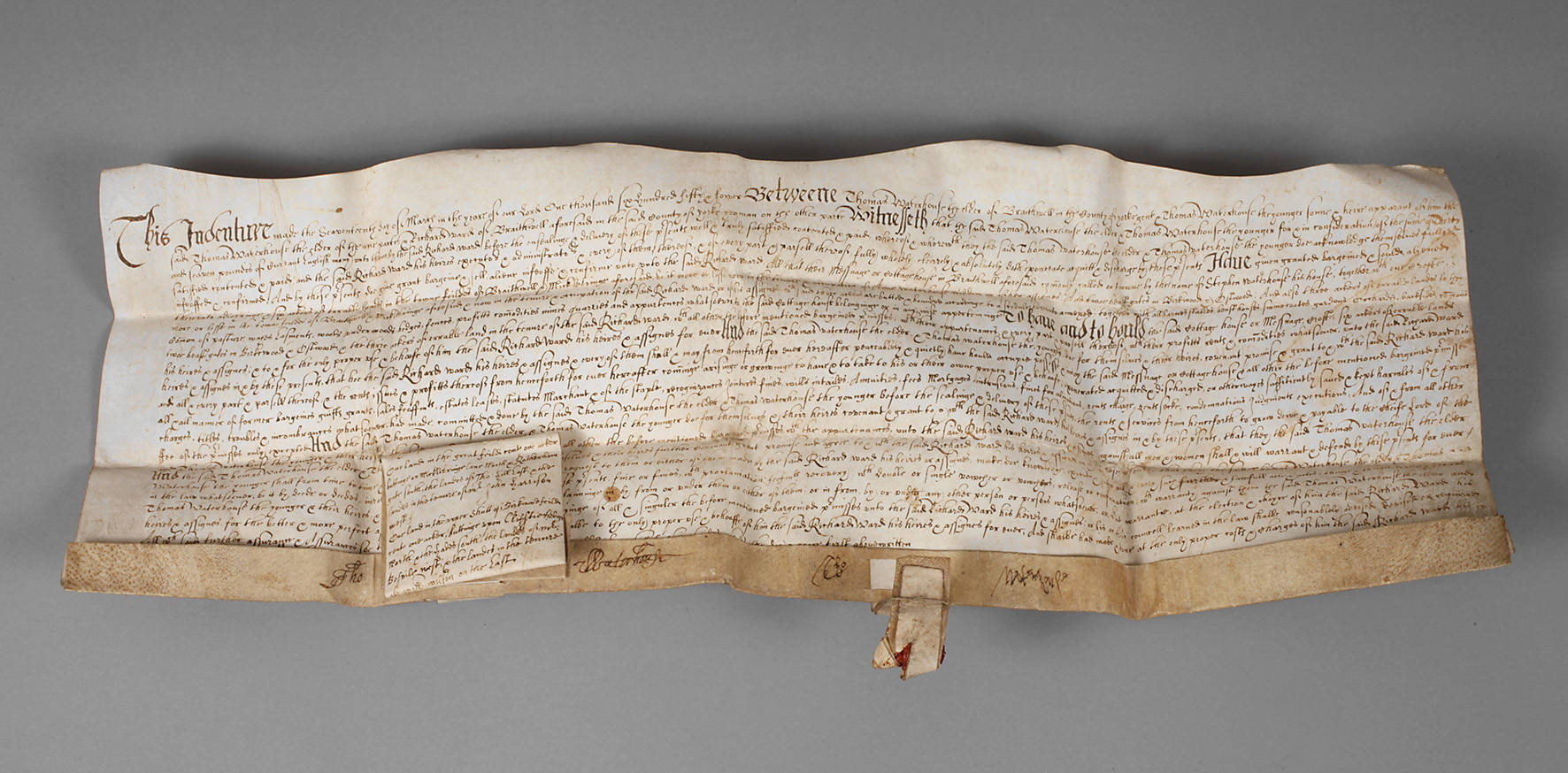 Urkunde England 1654