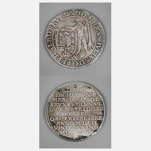 Reichstaler Braunschweig/Lüneburg 1602