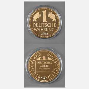 Abschiedsmark Gold 2002