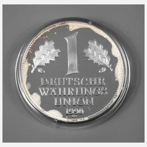 Währungsunionsmark Silber