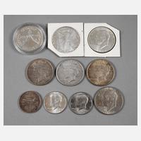 Zehn Münzen USA111