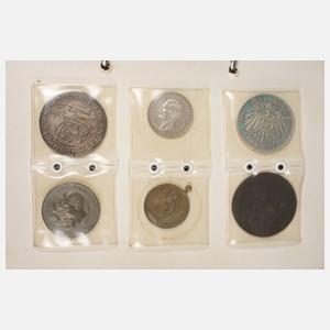 Konvolut Münzen und Medaillen