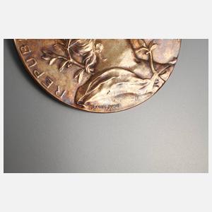 Bronzemedaille Frankreich 1889