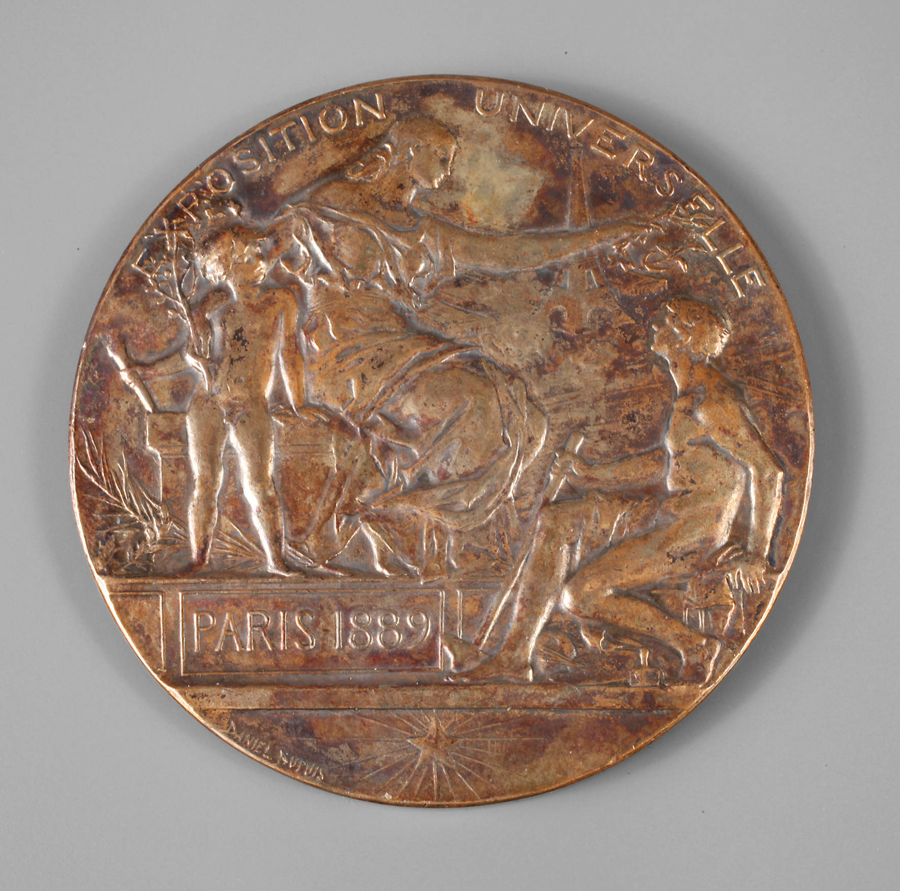 Bronzemedaille Frankreich 1889
