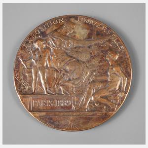 Bronzemedaille Frankreich 1889