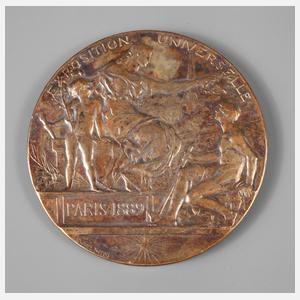 Bronzemedaille Frankreich 1889