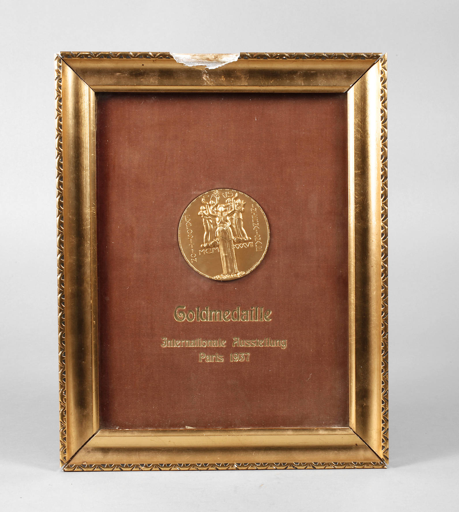 Bronzemedaille Paris 1937