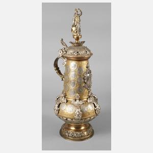 Prachtvoller Münzkrug