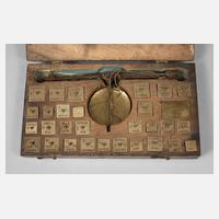 Münzwaage im Etui111