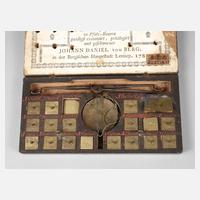 Münzwaage im Etui111