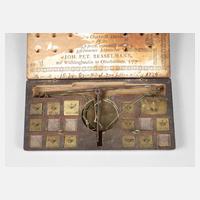 Münzwaage im Etui111