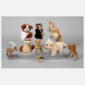 Steiff Konvolut Hof- und Waldtiere